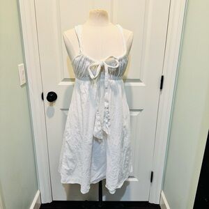 Karen Alexander for Boston Proper white cotton dress